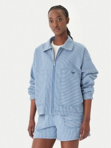 Roxy Kurtka jeansowa Beachfront Bliss ERJJK03702 Błękitny Regular Fit
