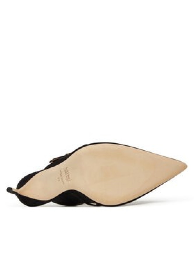 MALONE SOULIERS Klapki Bardot 90-2 Czarny