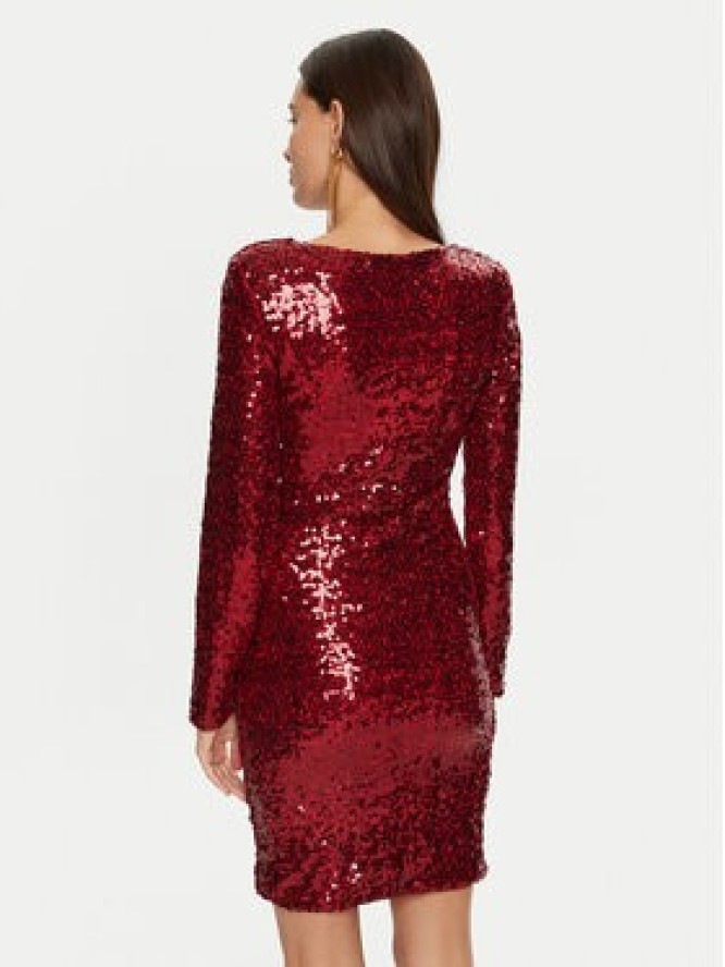 Rinascimento Sukienka koktajlowa CFC0019792002 Czerwony Slim Fit