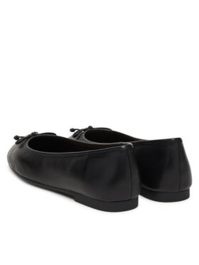 Tommy Hilfiger Baleriny Smooth Lthr Ballet FW0FW09006 Czarny
