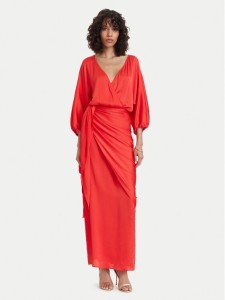 ACCESS FASHION Sukienka wieczorowa 63-3379-357 Czerwony Regular Fit
