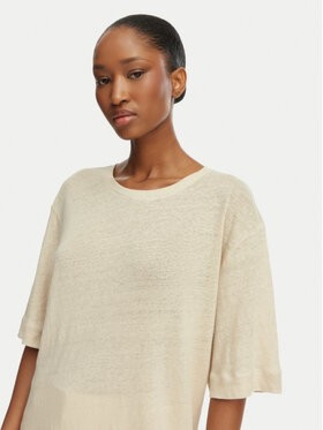 BOSS T-Shirt C_Emma 50556387 Beżowy jasny Regular Fit