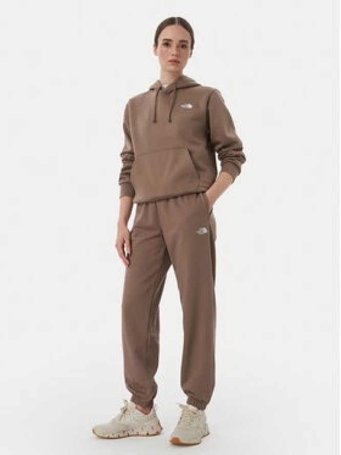 The North Face Spodnie dresowe Evolution Simple Dome NF0A8CWV Brązowy jasny Regular Fit