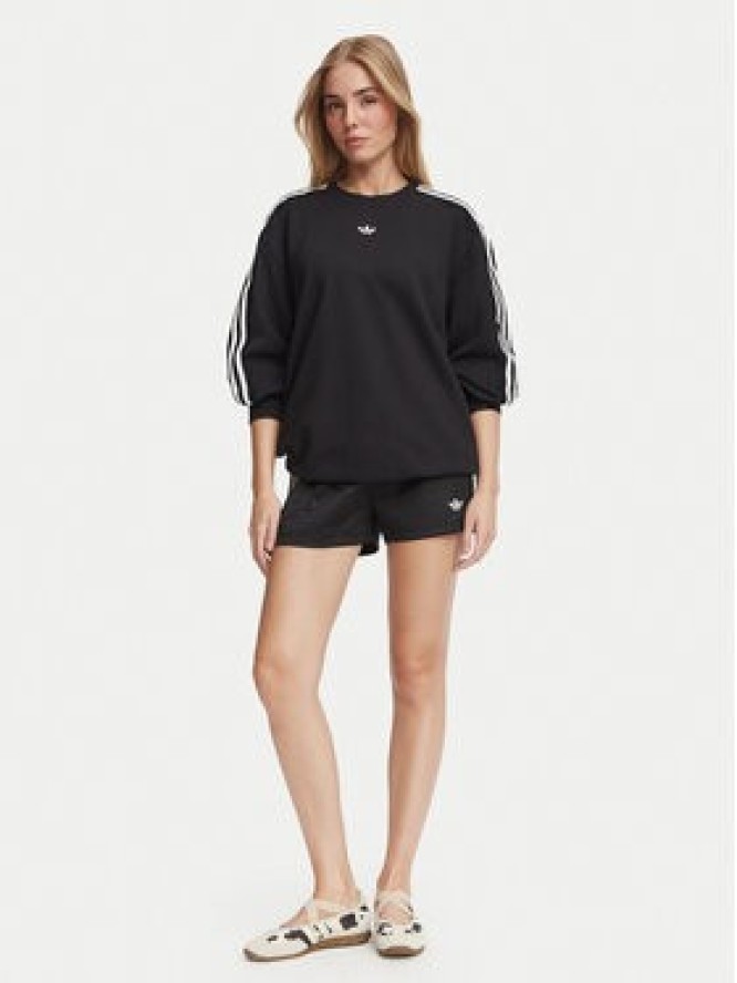 adidas Bluza Lace 3 Stripes Crew LG4251 Czarny Regular Fit