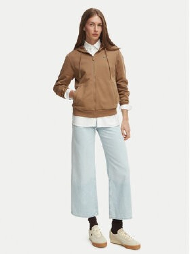 Lacoste Bluza SF5256 Brązowy jasny Regular Fit