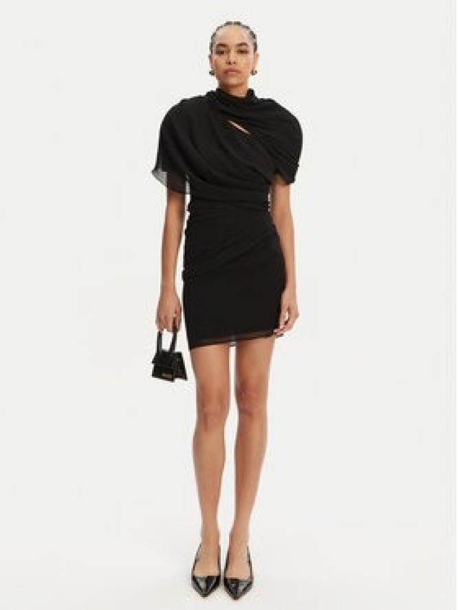 JACQUEMUS Sukienka koktajlowa 24H251DR130-1555 Czarny Regular Fit