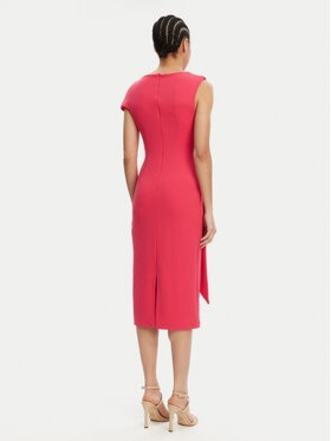 Rinascimento Sukienka koktajlowa CFC0019923002 Różowy Regular Fit