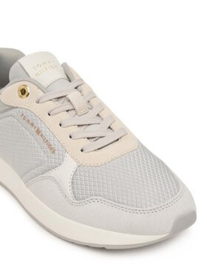 Tommy Hilfiger Sneakersy Th Retro Runner FW0FW09690 Szary jasny