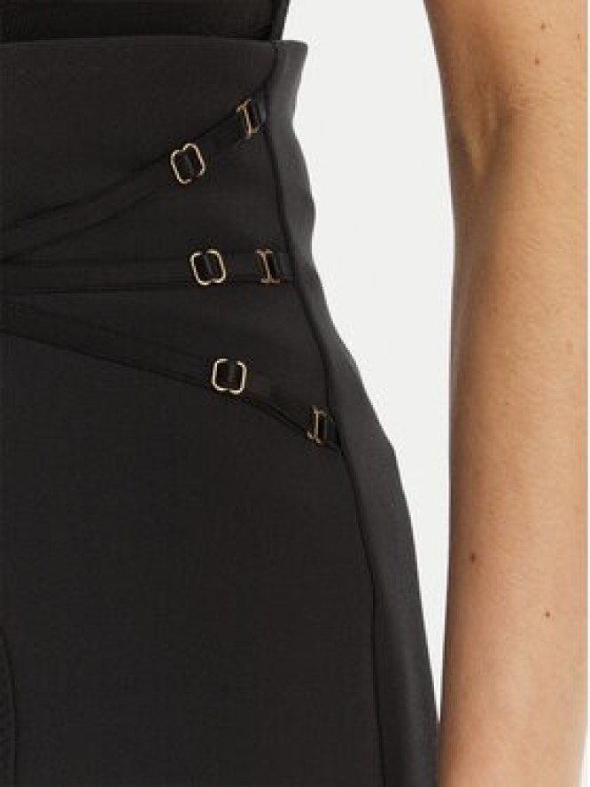 Elisabetta Franchi Spódnica mini GO-167-61E2-V320 Czarny Regular Fit