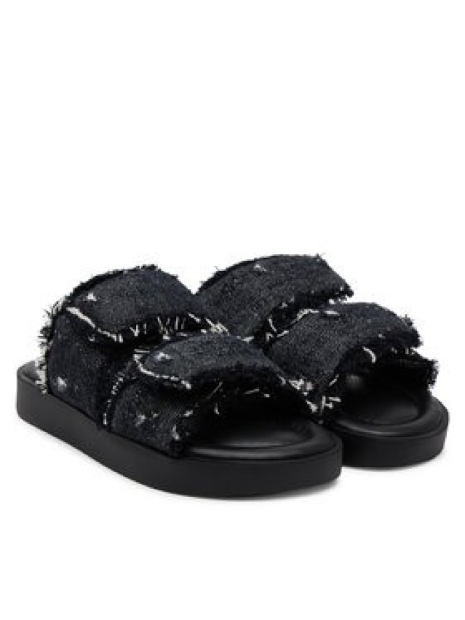 Inuikii Klapki Classic Jeans Velcro 70104-143 Czarny