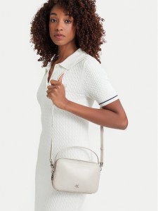 Calvin Klein Torebka Ck Hardware Camera Bag LV04F3678G Biały