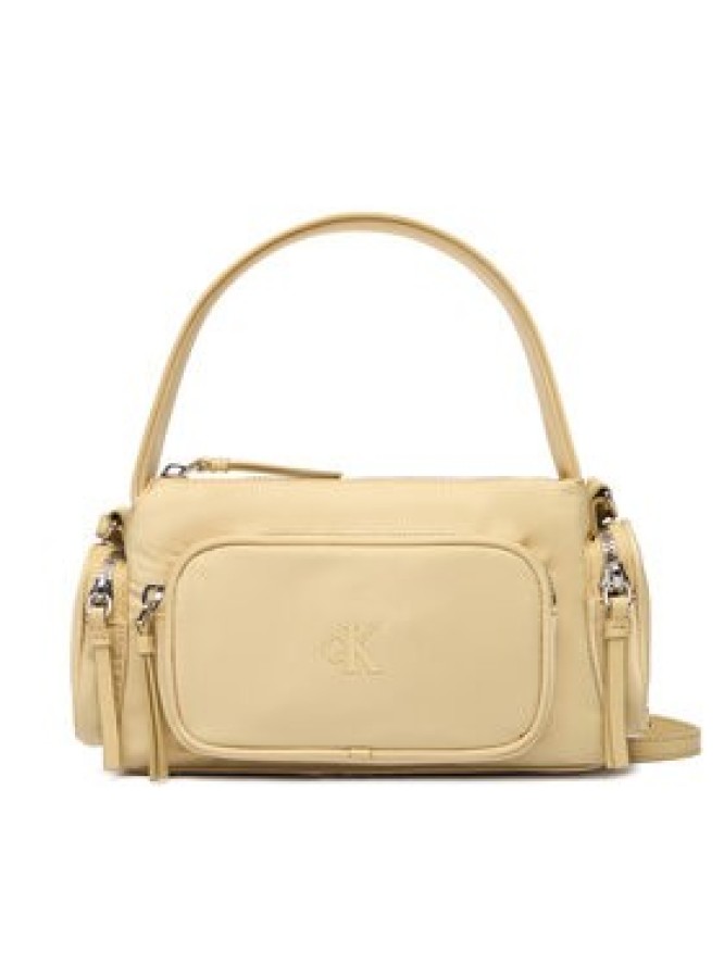 Calvin Klein Torebka Pocket Nylon Bag W/Strap LV04F3132G Żółty