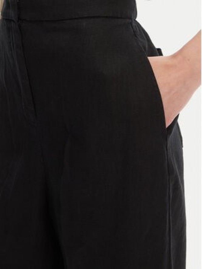 Tommy Hilfiger Spodnie materiałowe WW0WW46823 Czarny Straight Fit