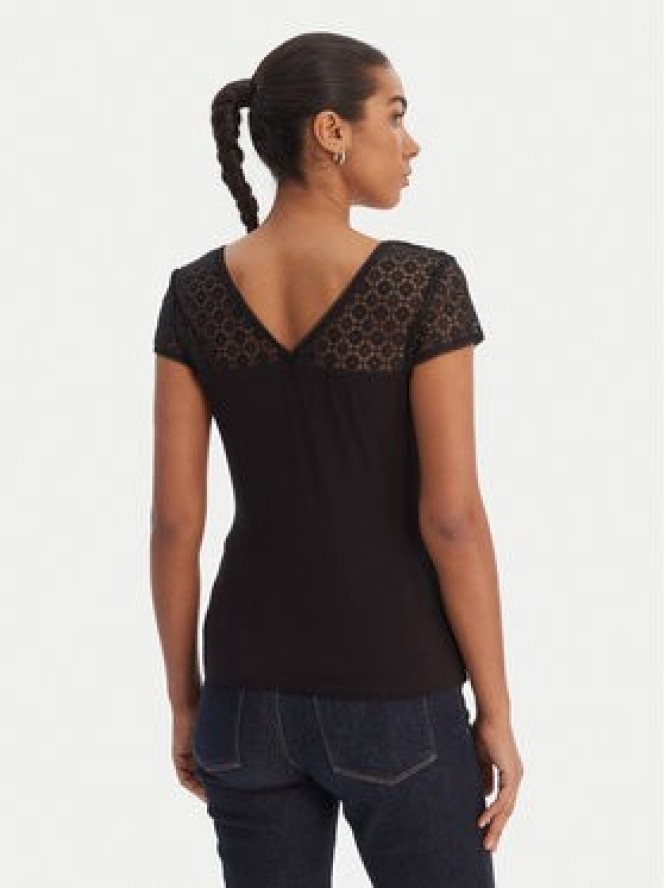 Morgan Bluzka 251-DFLO Czarny Slim Fit