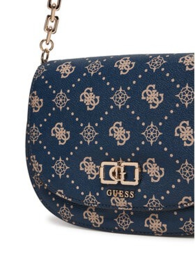 Guess Torebka Emelie Logo HWGP99 28200 Granatowy