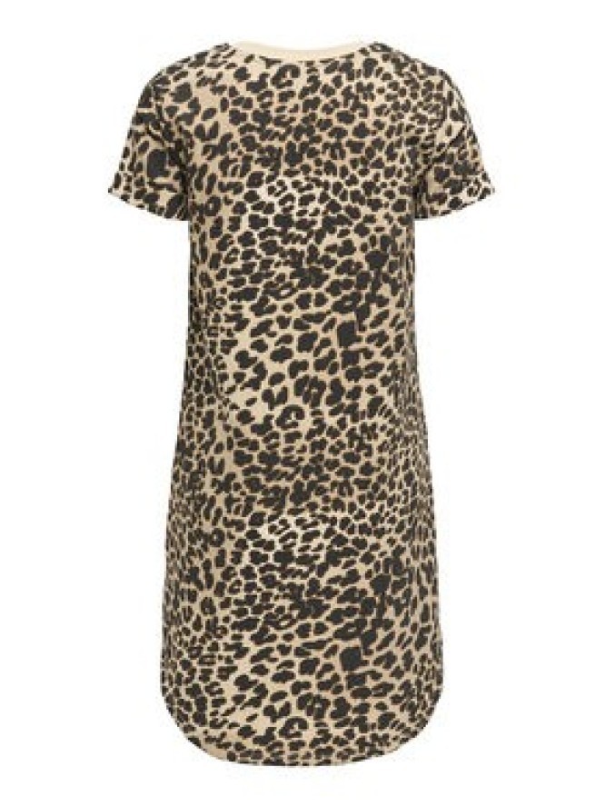 JDY Sukienka codzienna New Ivy 15298074 Brązowy Regular Fit