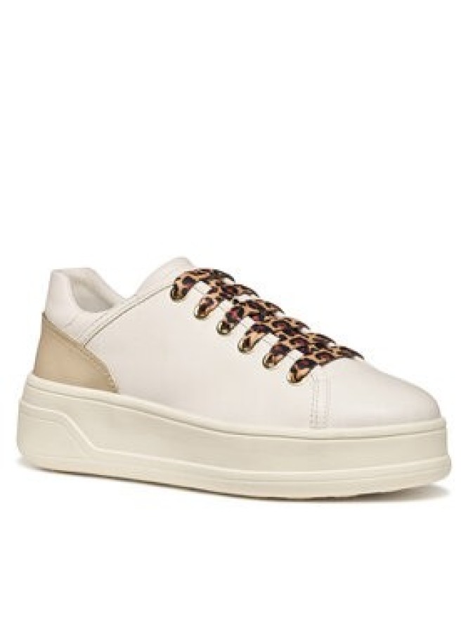 Geox Sneakersy D Spherica Ecub-2 D56WVD 0BCBN C1327 Biały