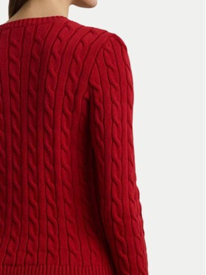 LAUREN RALPH LAUREN Sweter 200932223009 Czerwony Slim Fit