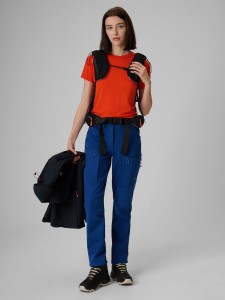 4F Spodnie trekkingowe softshell membrana 8000 damskie - granatowe XXL