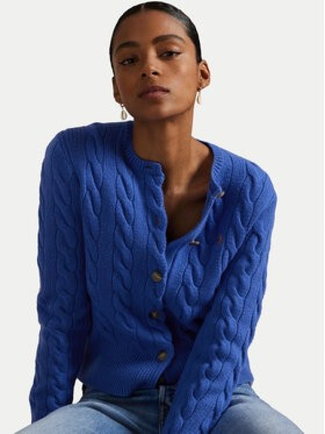 Polo Ralph Lauren Kardigan 211972104012 Niebieski Slim Fit