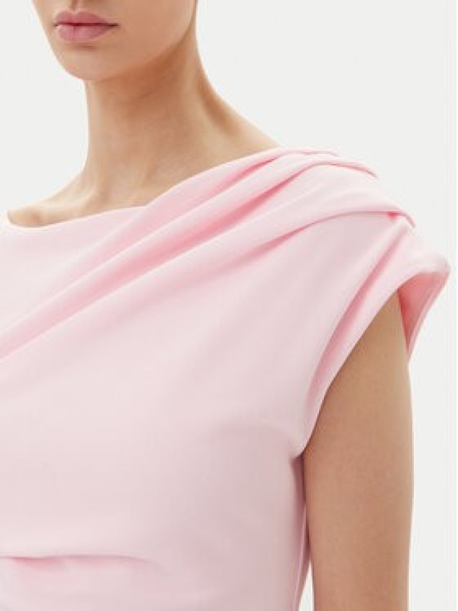 Rinascimento Sukienka koktajlowa CFC0019898002 Różowy Regular Fit