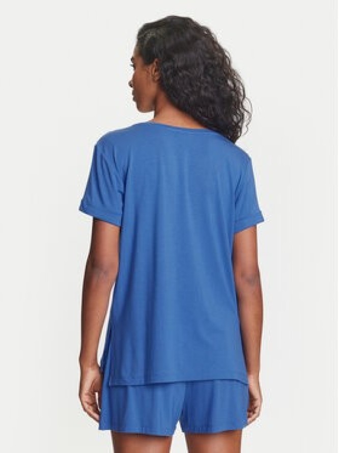 Emporio Armani T-Shirt EW000780 AF12192 UA012 Niebieski Regular Fit