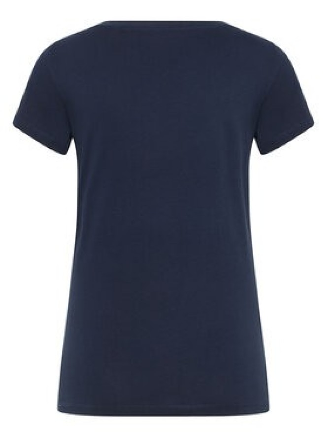 Mustang T-Shirt Beverly 1016517 Granatowy Slim Fit