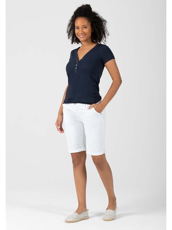 Timezone Bermudy "Nali" w kolorze białym rozmiar: W28