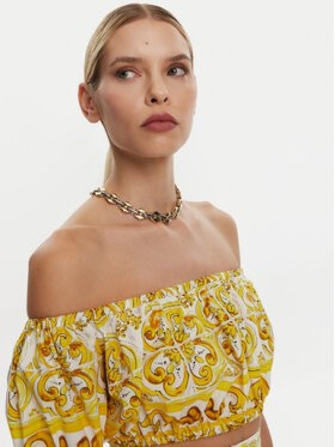 Dolce&Gabbana Bluzka F755RT HH5BA Żółty Regular Fit