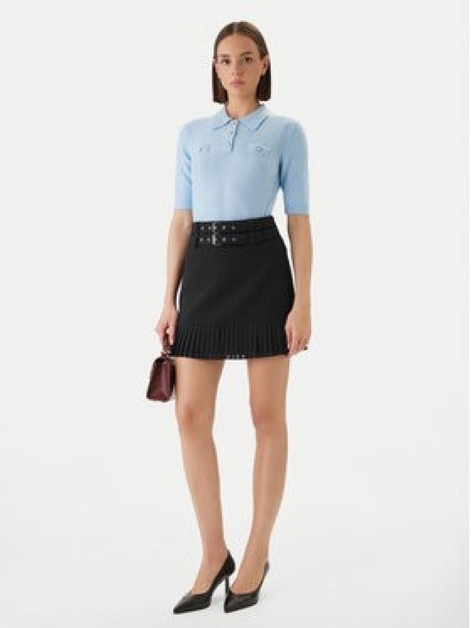 Morgan Spódnica mini 251-JANO Granatowy Regular Fit