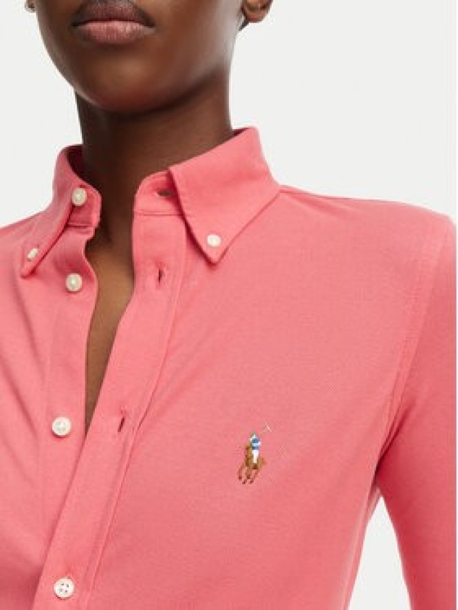 Polo Ralph Lauren Koszula 211924258503 Czerwony Slim Fit