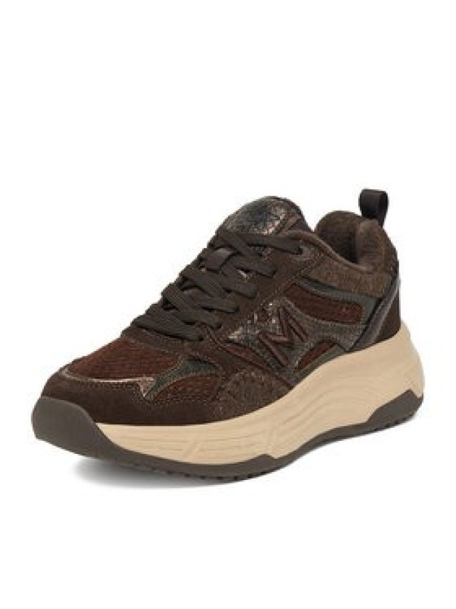 MEXX Sneakersy EO-MI001006163W Brązowy