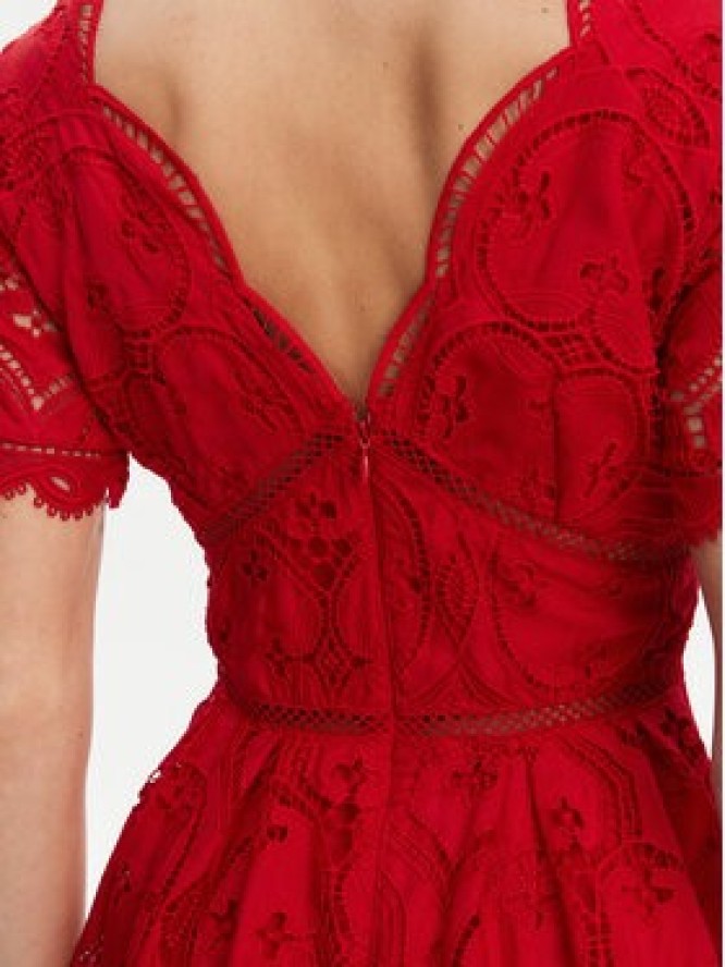 Morgan Sukienka koktajlowa 251-ROMBRE Czerwony Regular Fit