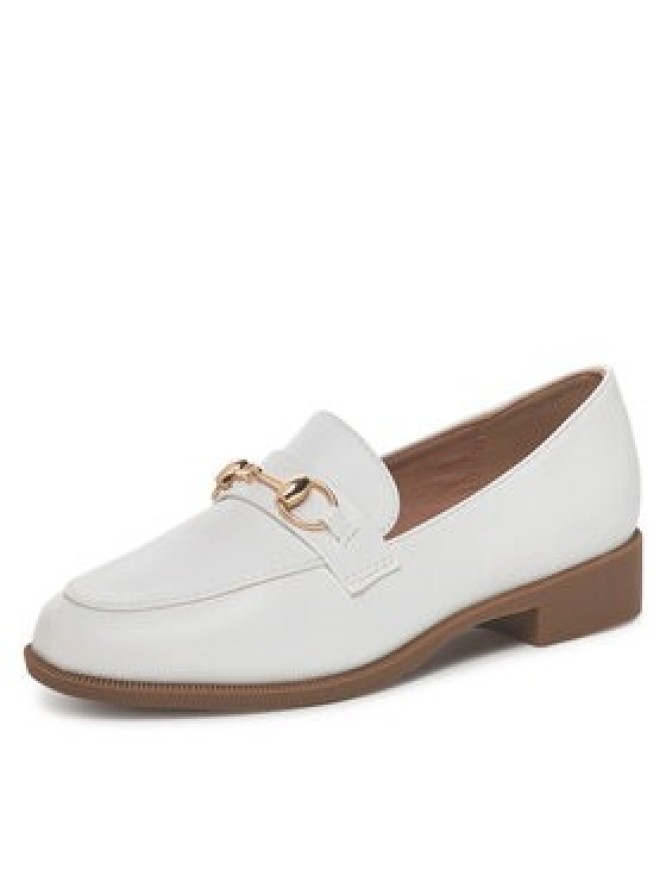 DeeZee Loafersy 2024-64 Biały