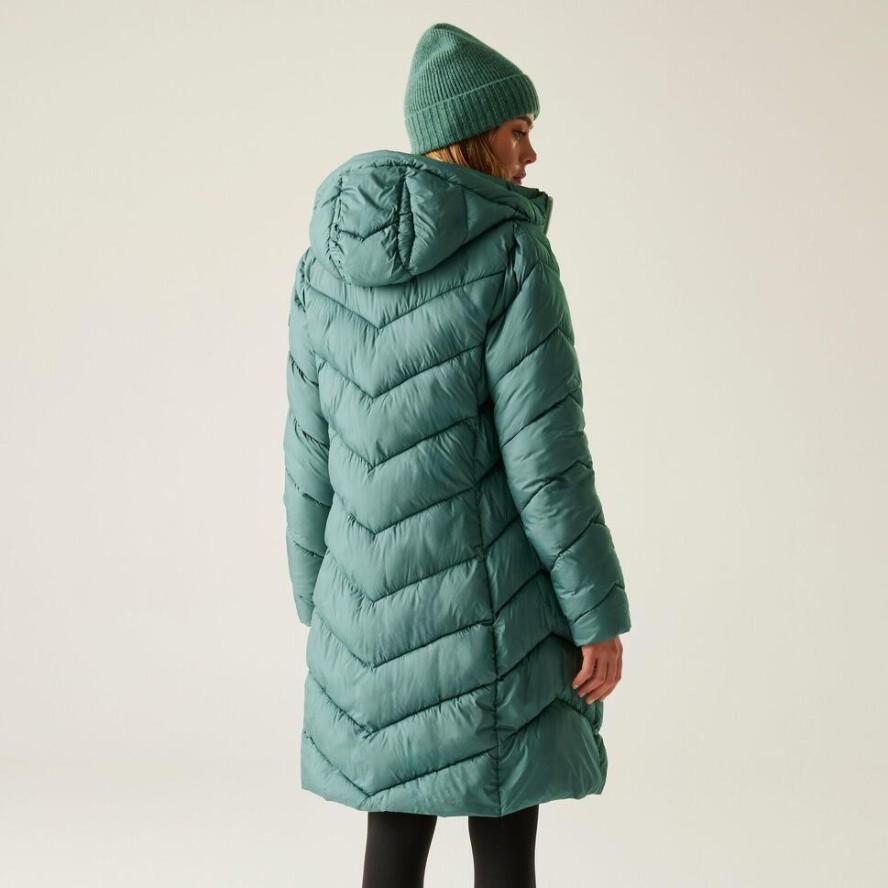 Płaszcz damski zimowy ocieplany Anita