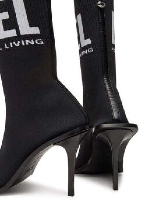 Diesel Botki D-Tona Y03492P3120 H4644 Czarny