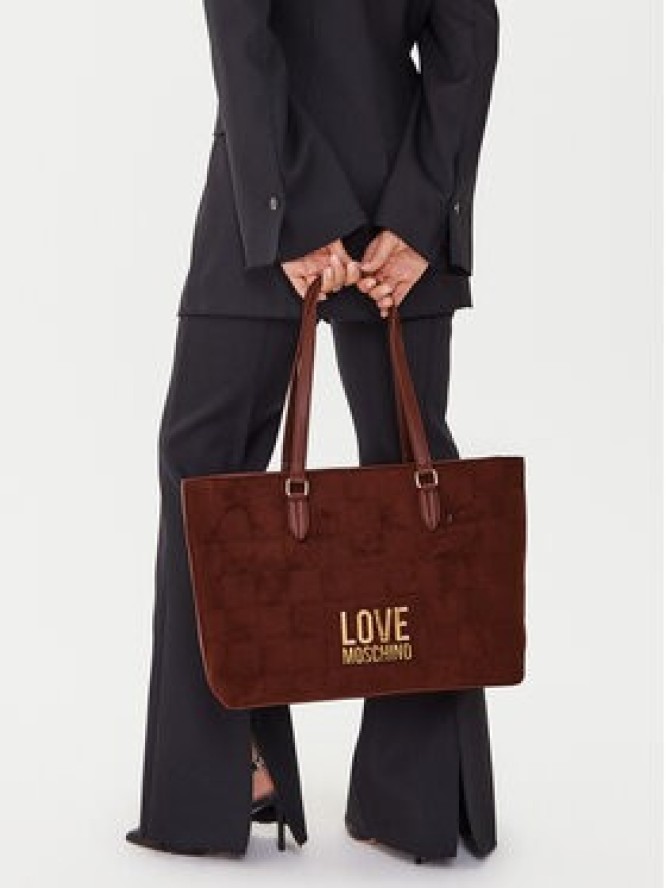 LOVE MOSCHINO Torebka JC4123PP0NKB120A Brązowy
