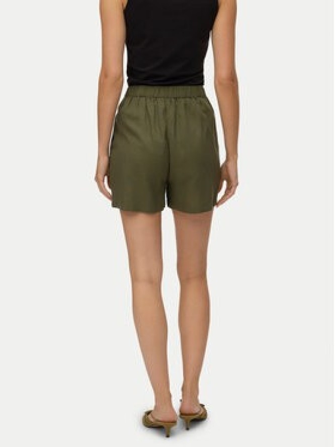 Vero Moda Szorty materiałowe Jesmilo 10279694 Zielony Regular Fit