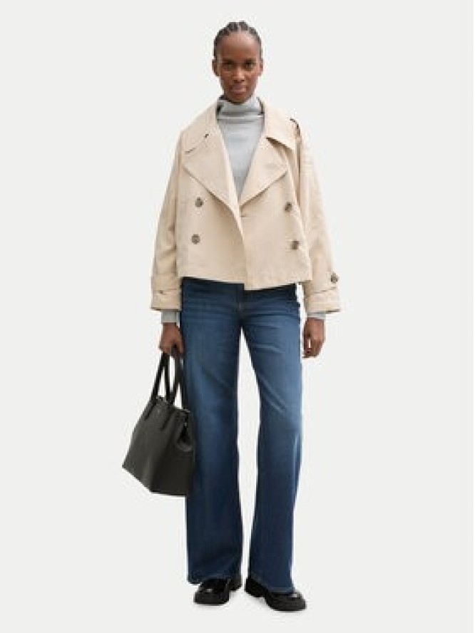 Tom Tailor Denim Trencz 1045530 Beżowy Loose Fit