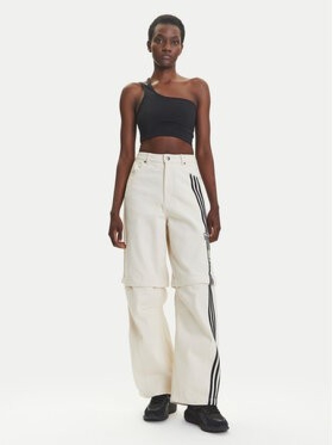 adidas Jeansy Adibreak JD5618 Écru Wide Leg