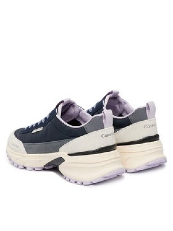 Calvin Klein Sneakersy Hike Runner Nylon Mix HW0HW03279 Niebieski