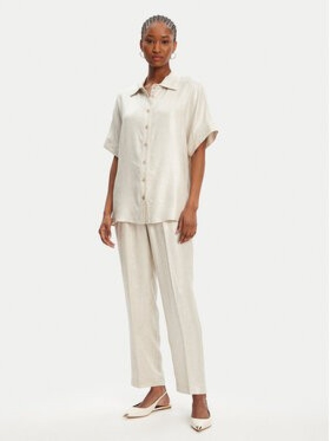 ACCESS FASHION Spodnie materiałowe 53-5123-421 Beżowy Regular Fit