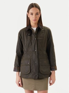 Barbour Kurtka przejściowa Classic Beadnell LWX0668OL71 Zielony Regular Fit