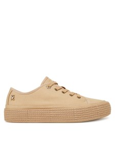 Tommy Hilfiger Espadryle Vulc Espadrille Sneaker FW0FW08404 Beżowy