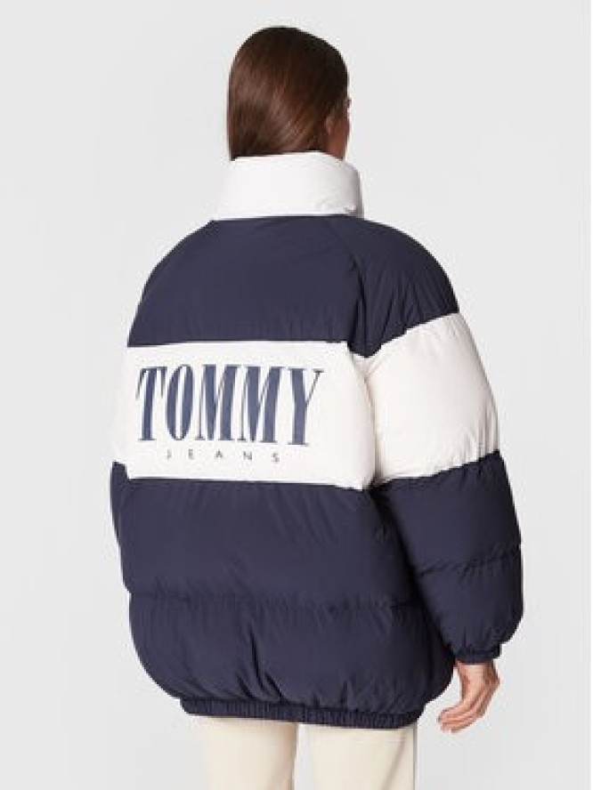 Tommy Jeans Kurtka puchowa Fashion DW0DW14306 Granatowy Oversize