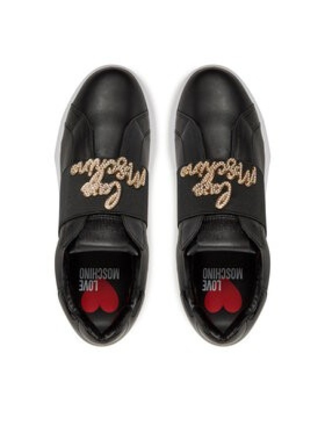 LOVE MOSCHINO Sneakersy JA15064G1MIA400A Czarny