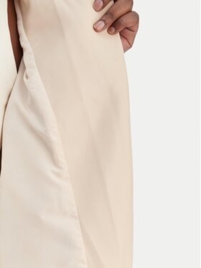 Rinascimento Kurtka z imitacji skóry CFC0124666003 Beżowy Regular Fit