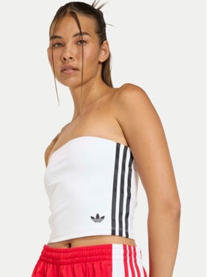 adidas Top 3-Stripes KD6235 Biały Slim Fit