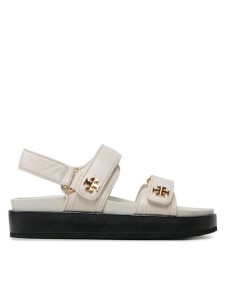 Tory Burch Sandały Kira Sport Sandal Calf Leather 144328 Écru