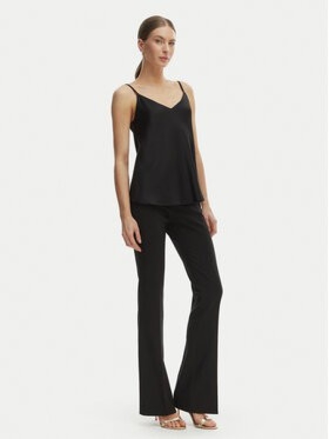 Rinascimento Top CFC0127685003 Czarny Regular Fit